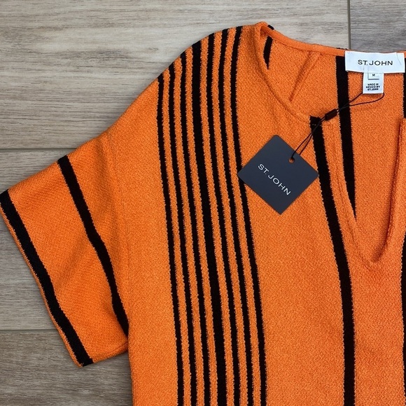 NWT St. John Santana Knit Shift Dress‎ Orange Luxury 
NEW Statement Orange - Picture 2 of 16